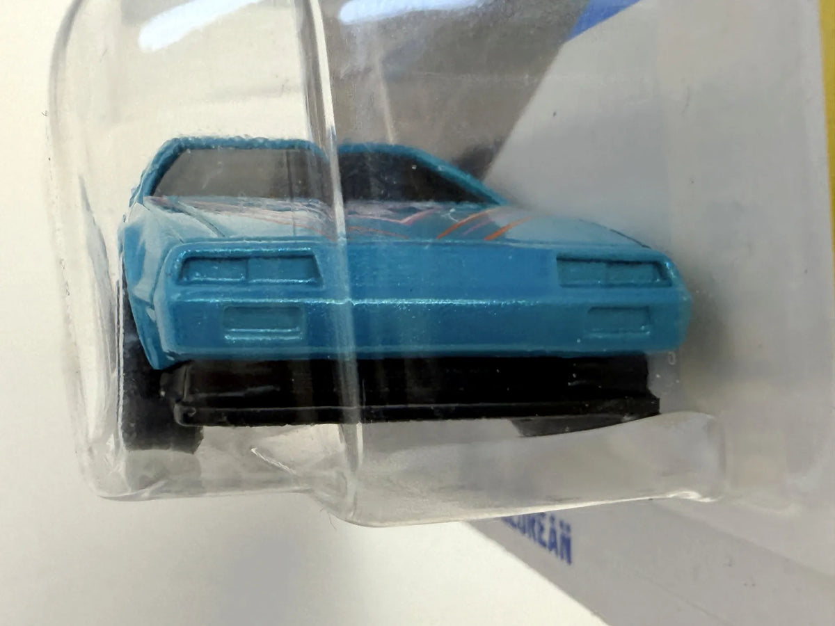 DMC DELOREAN, Hot Wheels 2025, Die cast HYX59, Turkusowy, 1:64, Resoraki – zdjęcie 6