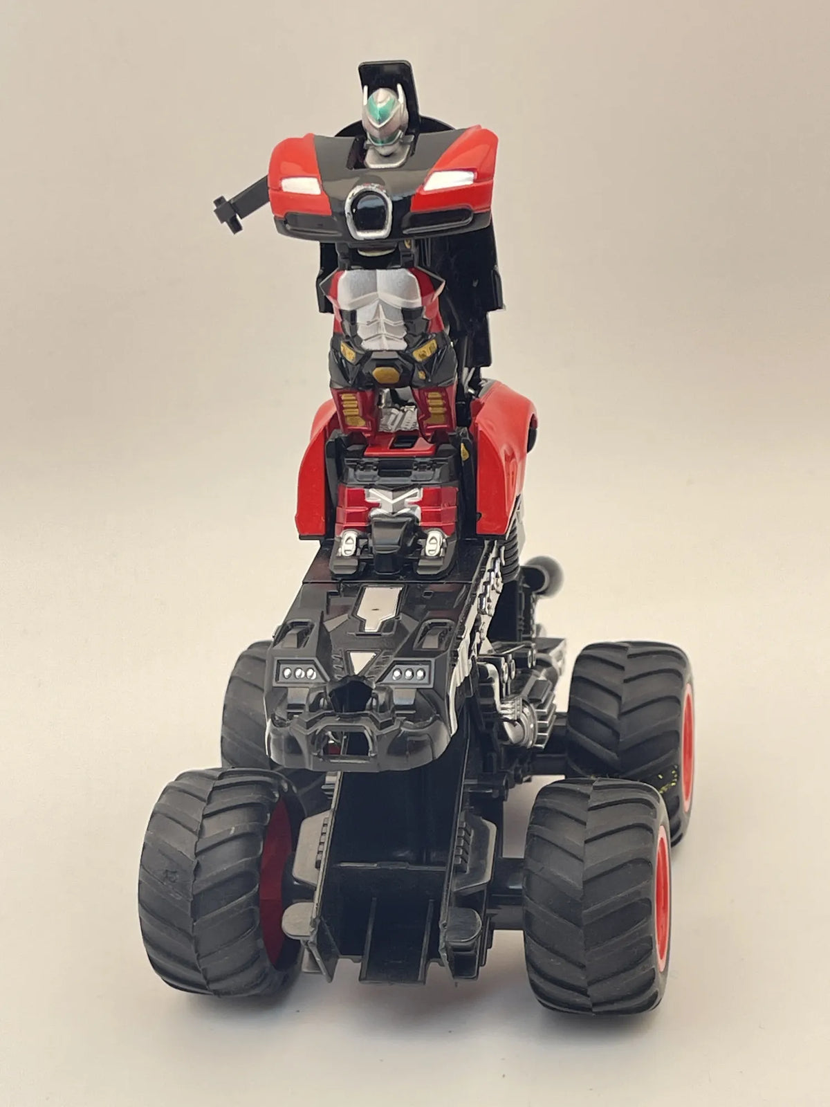 TRANSFORMERS MONSTER TRUCK jak BUGATTI, Die cast, Czerwony, 1:64, Resoraki – zdjęcie 6