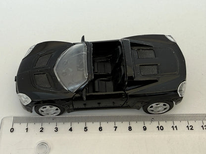 OPEL SPEEDSTER 2001, Unbranded, Die cast, Czarny, 1:34, Resoraki – zdjęcie 6