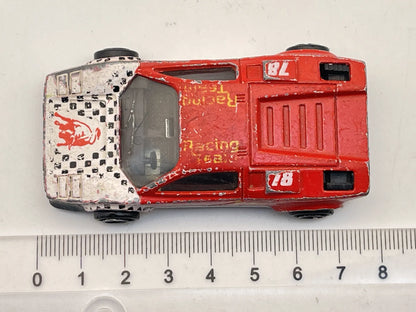 LAMBORGHINI COUNTACH, Majorette, Die cast No.237, Czerwony, 1:56, Resoraki – zdjęcie 6