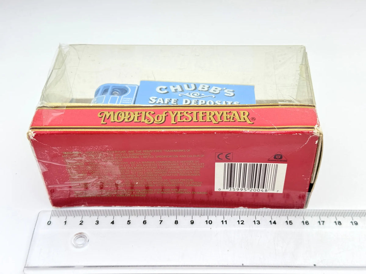 GARRETT 6 TON STEAM WAGON, Matchbox 1990, Niebieski, 1:60, Resoraki – zdjęcie 6