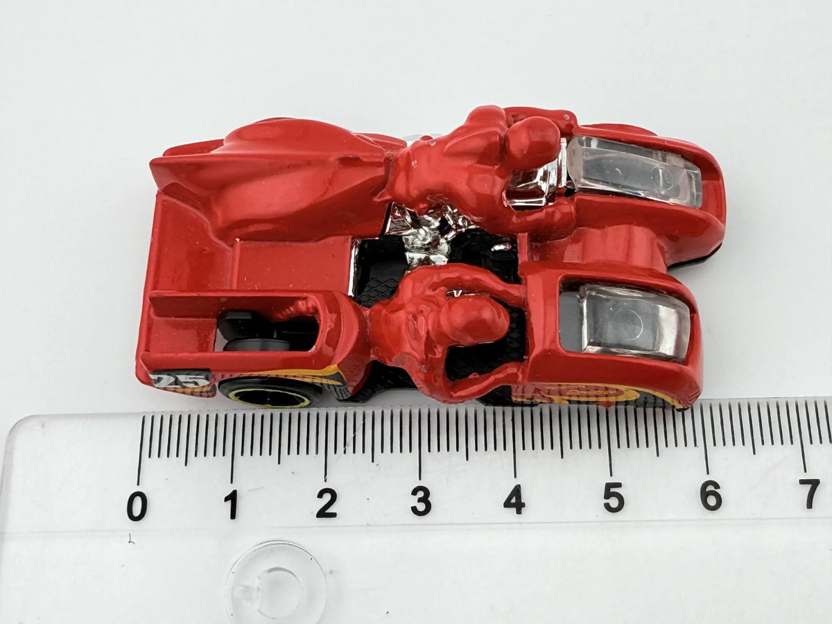 SIDE RIPPER, Hot Wheels 2015, Die cast H39, Czerwony, 1:64, Resoraki – zdjęcie 6