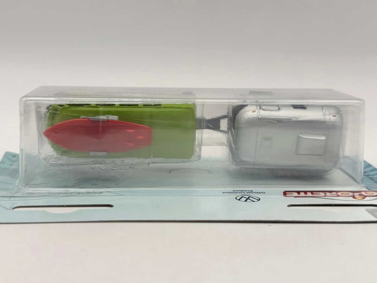 Volkswagen The Originals Trailer T1 The Originals Majorette Zielony 1:64 – zdjęcie 6