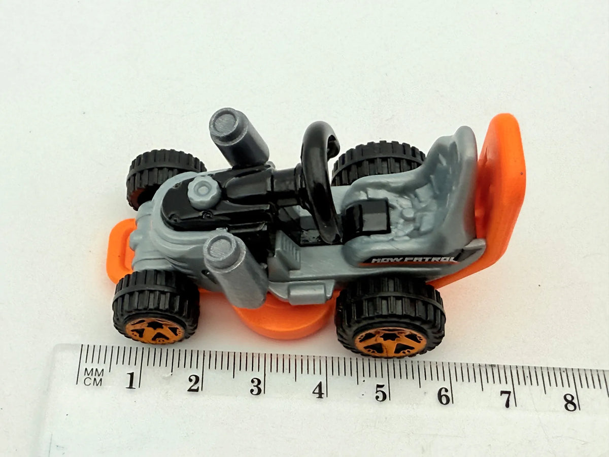 Grass Chomper, Hot Wheels 2015, die cast resoraki, szary i pomarańcz. 1:64 – zdjęcie 6