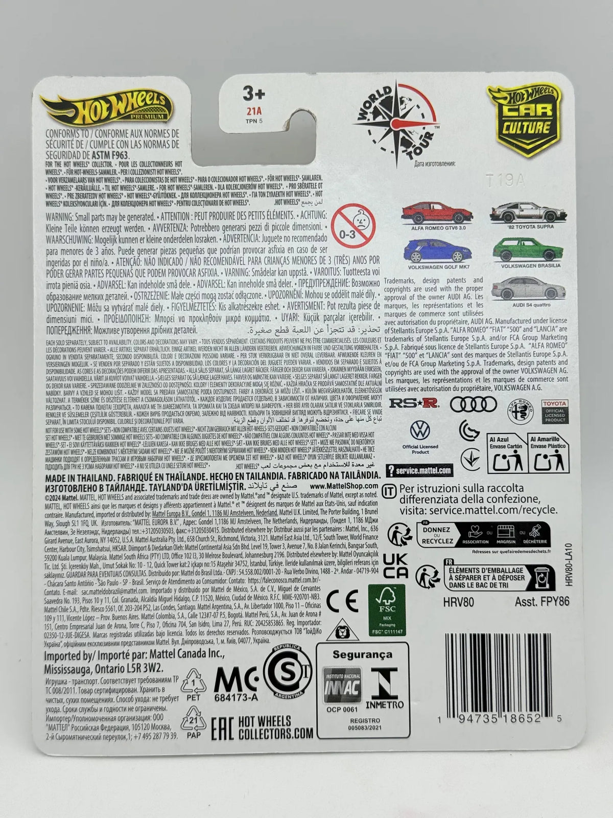 Alfa Romeo Gtv6 3.0 Hot Wheels Czerwony 1:60 – zdjęcie 6