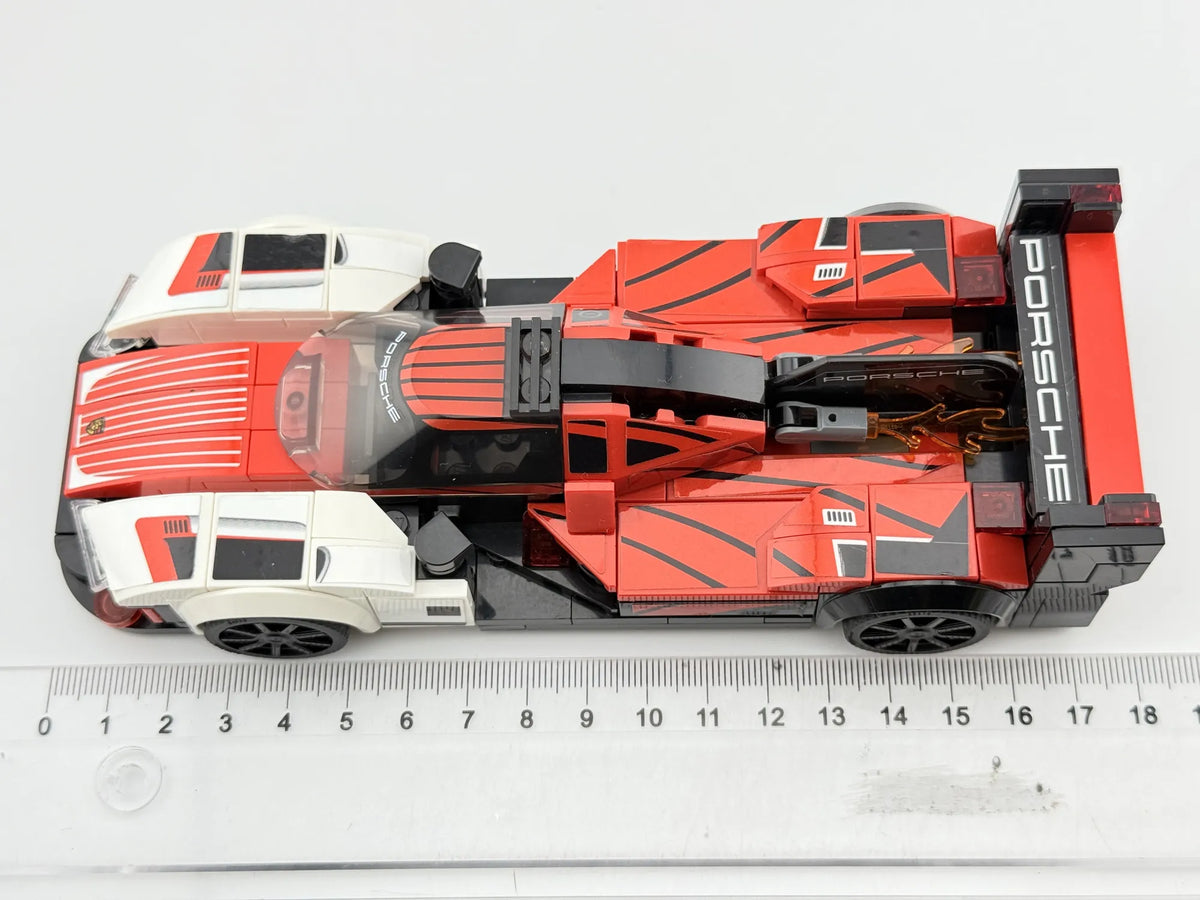 PORSCHE 963, LEGO Speed Champions 76916, Resoraki, Czerw-Biało-Czarny, 1:32 – zdjęcie 6