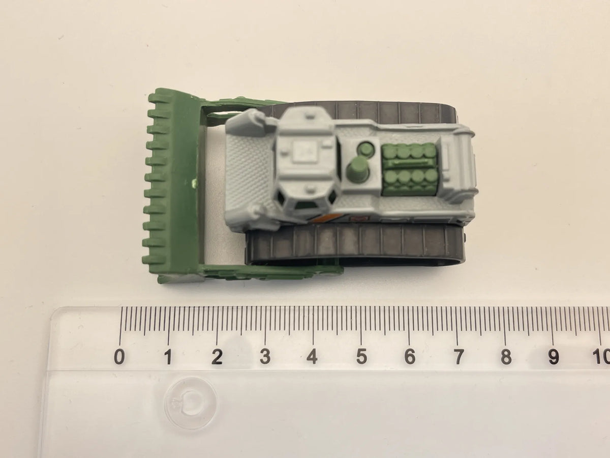 Bulldozer, Matchbox 2000, Resoraki, Die cast, Szary, 1:64 – zdjęcie 6