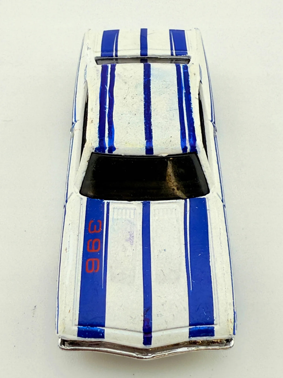 '69 CHEVELLE SS 396 TM GM, Hot Wheels 2007, Resoraki, Die cast, Biały, 1:64 – zdjęcie 6