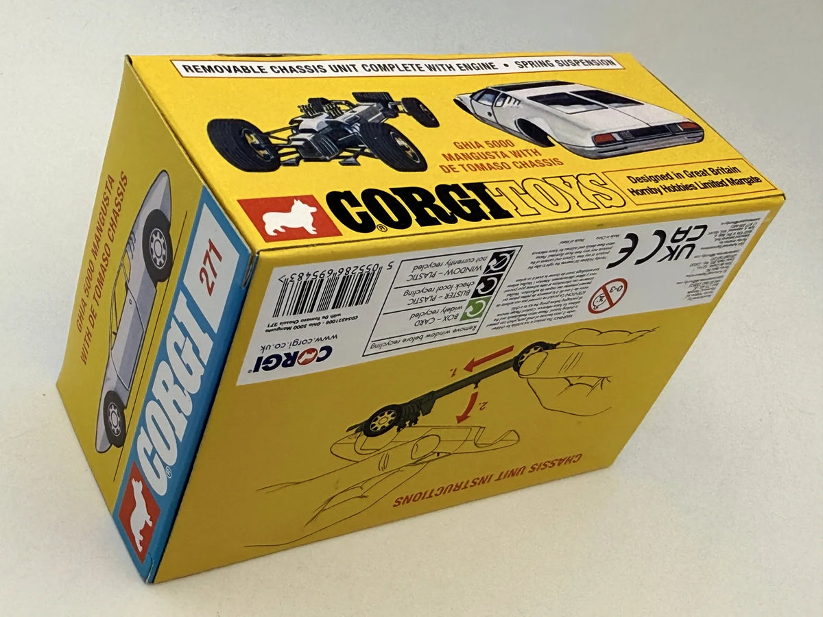 GHIA 5000 MANGUSTA (1969) Corgi Biały 1:43 – zdjęcie 6