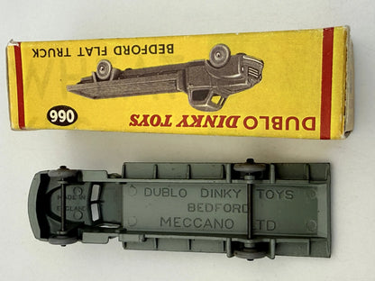 Ciężarówka BEDFORD FLAT TRUCK Dinky Toys '50 Szary 1:87 Made in England – zdjęcie 6