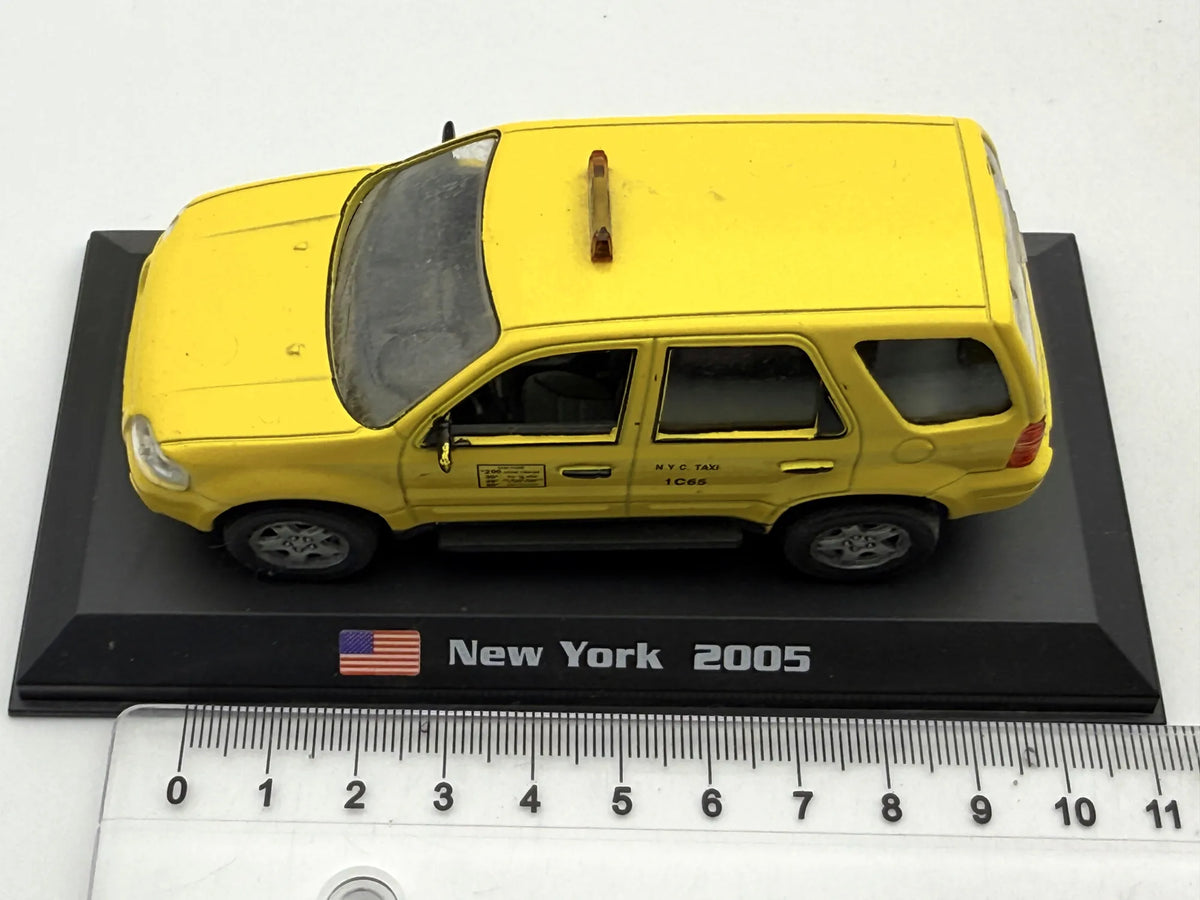 FORD ESCAPE HYBRID NEW YORK TAXI 2005, AmerCom 2005, Żółty, 1:43, Resoraki – zdjęcie 6