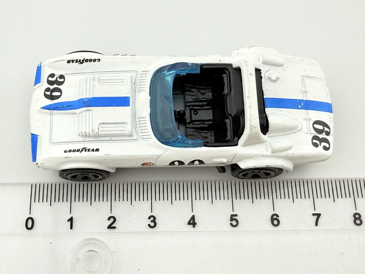 CORVETTE Grand Sport Roadster, Hot Wheels 2018, Die cast FYC55, Biały, 1:64 – zdjęcie 6