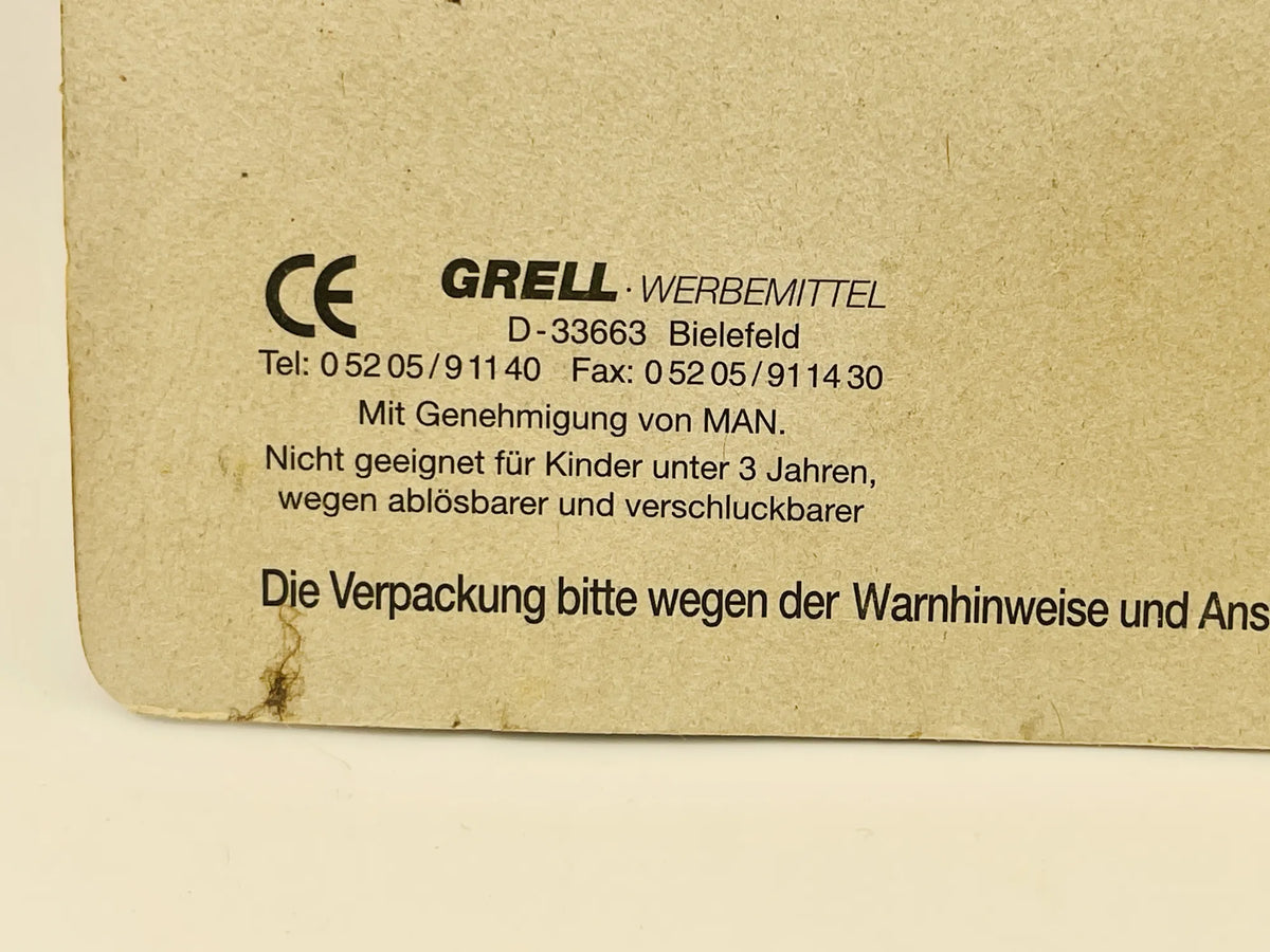 MAN TRUCK Grell 1:87 Czerwony Blister Promocyjny Leckermäulchen Frischli – zdjęcie 7