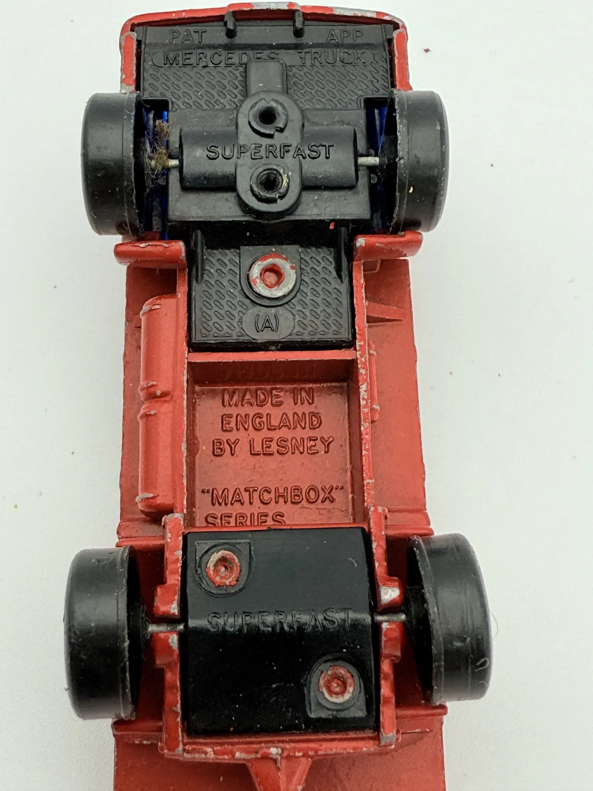 Mercedes Truck, Matchbox, Made in England, Resoraki, Die cast 1:87 – zdjęcie 6