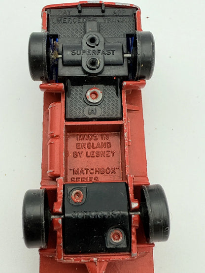 Mercedes Truck, Matchbox, Made in England, Resoraki, Die cast 1:87 – zdjęcie 6