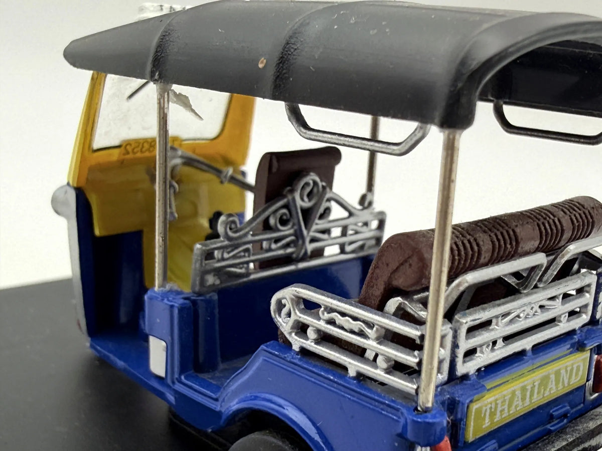 TUK TUK TAXI BANGKOK 1980, AmerCom, Die cast, Niebieski, 1:43, Resoraki – zdjęcie 6