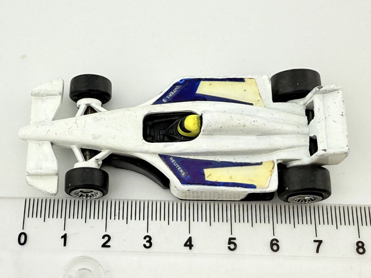 FORMUŁA 1, Hot Wheels 2001 McDonald's, Made in Vietnam, Biały, TKK, 1:64 – zdjęcie 6