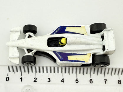 FORMUŁA 1, Hot Wheels 2001 McDonald's, Made in Vietnam, Biały, TKK, 1:64 – zdjęcie 6