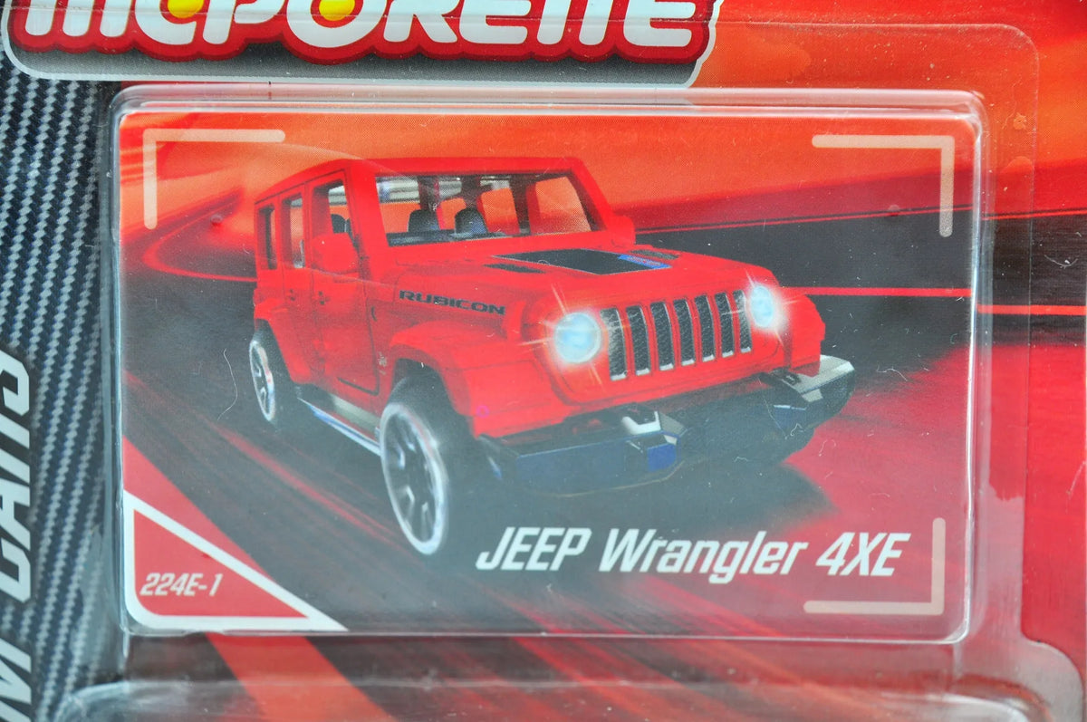 JEEP WRANGLER 4XE, Majorette, Resoraki, Die cast 224E-1, Czerwony, 1:64 – zdjęcie 6
