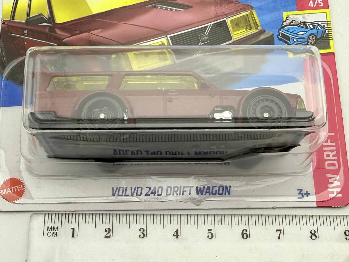 Volvo 240 Drift Wagon HW Drift Hot Wheels 2022 Bordowy 1:64 – zdjęcie 6