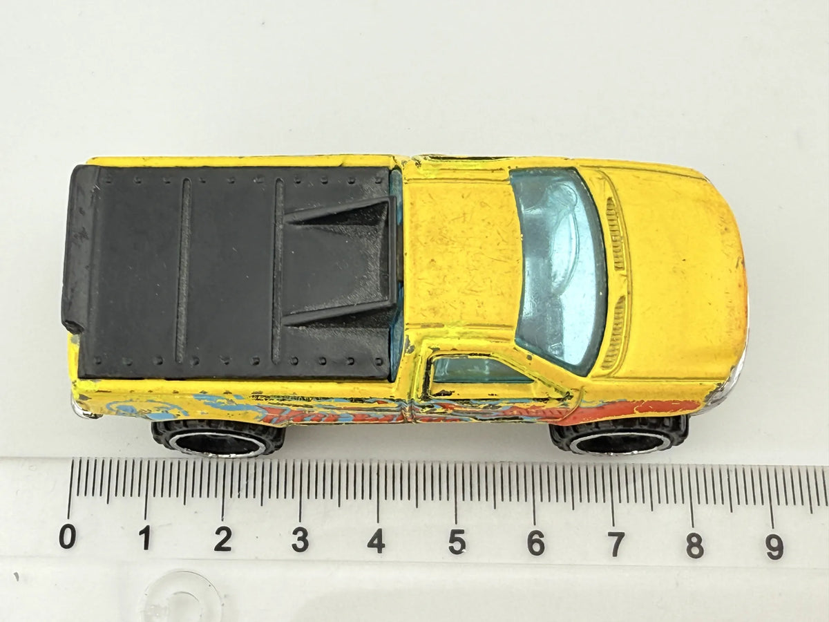 1997 FORD F-150, Hot Wheels, Die cast 1NL, Żółty, 1:64, Resoraki – zdjęcie 6