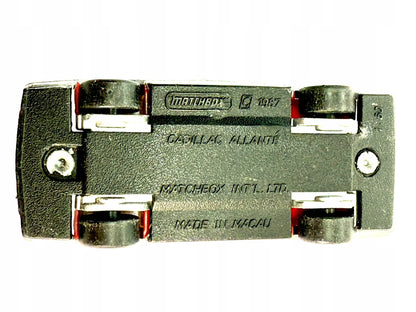 CADILLAC ALLANTÉ Matchbox 1987 Srebrny 1:64 Made in Macau – zdjęcie 6
