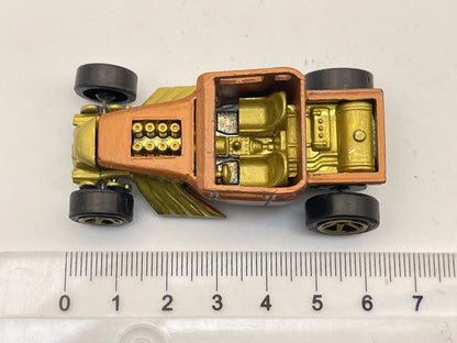 BONE SHAKER, Hot Wheels, Resoraki, Die cast, Złoty, 1:64 – zdjęcie 6