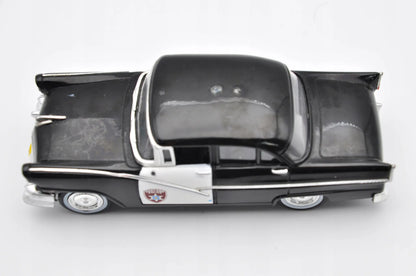 Ford Fairlane Police Car Policja Dinky Toys 1956 Czarny 1:43 Made in United – zdjęcie 6