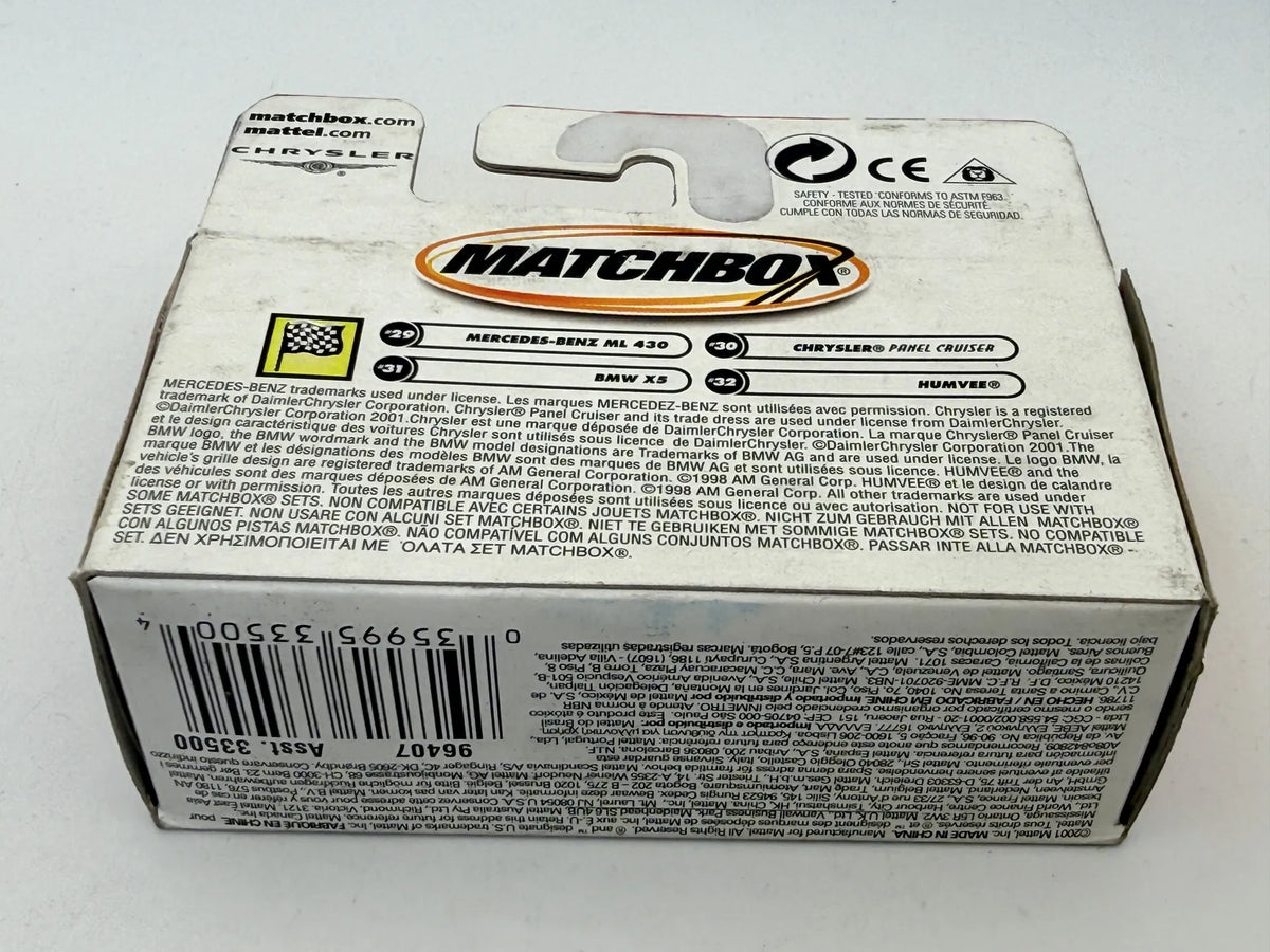 CHRYSLER PANEL CRUISER Cool Concepts Matchbox 2002 Złoty 1:64 – zdjęcie 6