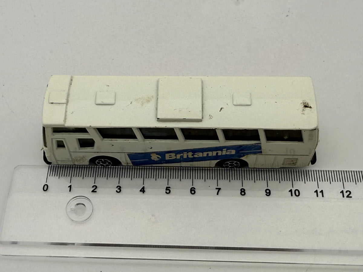 Autobus BRITANNIA AIRPORT BRITANIA Guisval '80 Biały 1:87 Made in Spain – zdjęcie 6