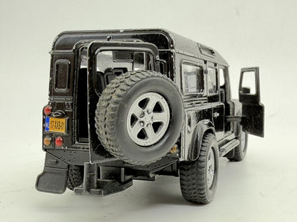 LAND ROVER DEFENDER, Unbranded Die cast, Czarny, 1:31, Resoraki – zdjęcie 6