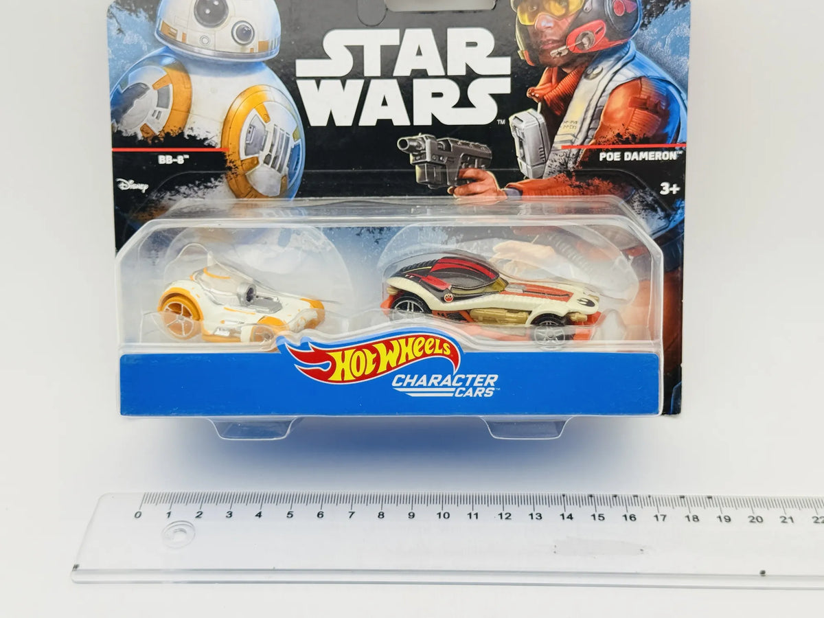 Bb-8 & Poe Dameron Hot Wheels 2014 Star Wars 1:64 Blister – zdjęcie 6