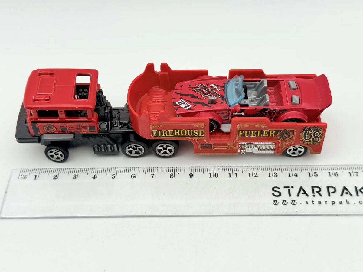 Firehouse Fueler Hot Wheels Czerwony 1:64 – zdjęcie 6