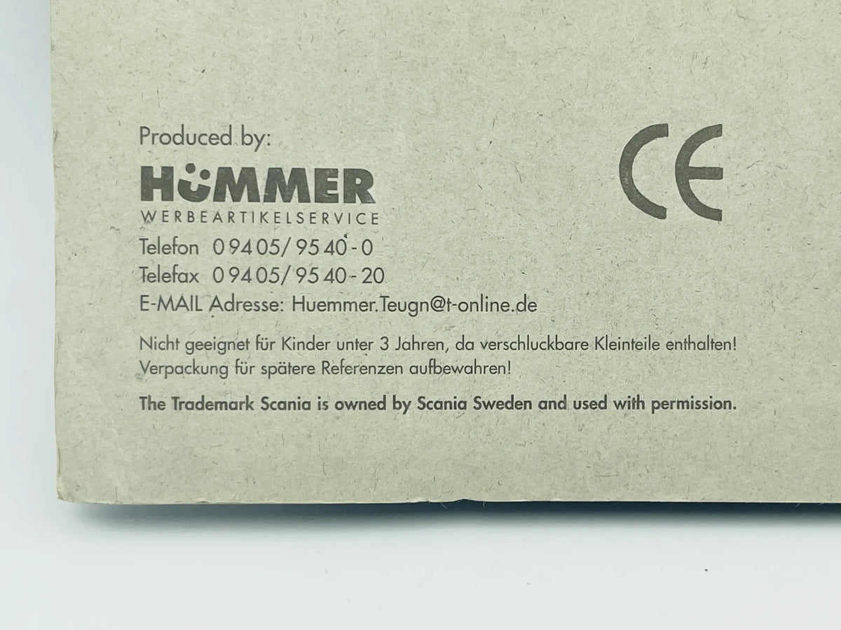 Scania Hümmer 1:87 Ciężarówka Promocyjna Leikeim PREMIUM Blister Czarny – zdjęcie 6