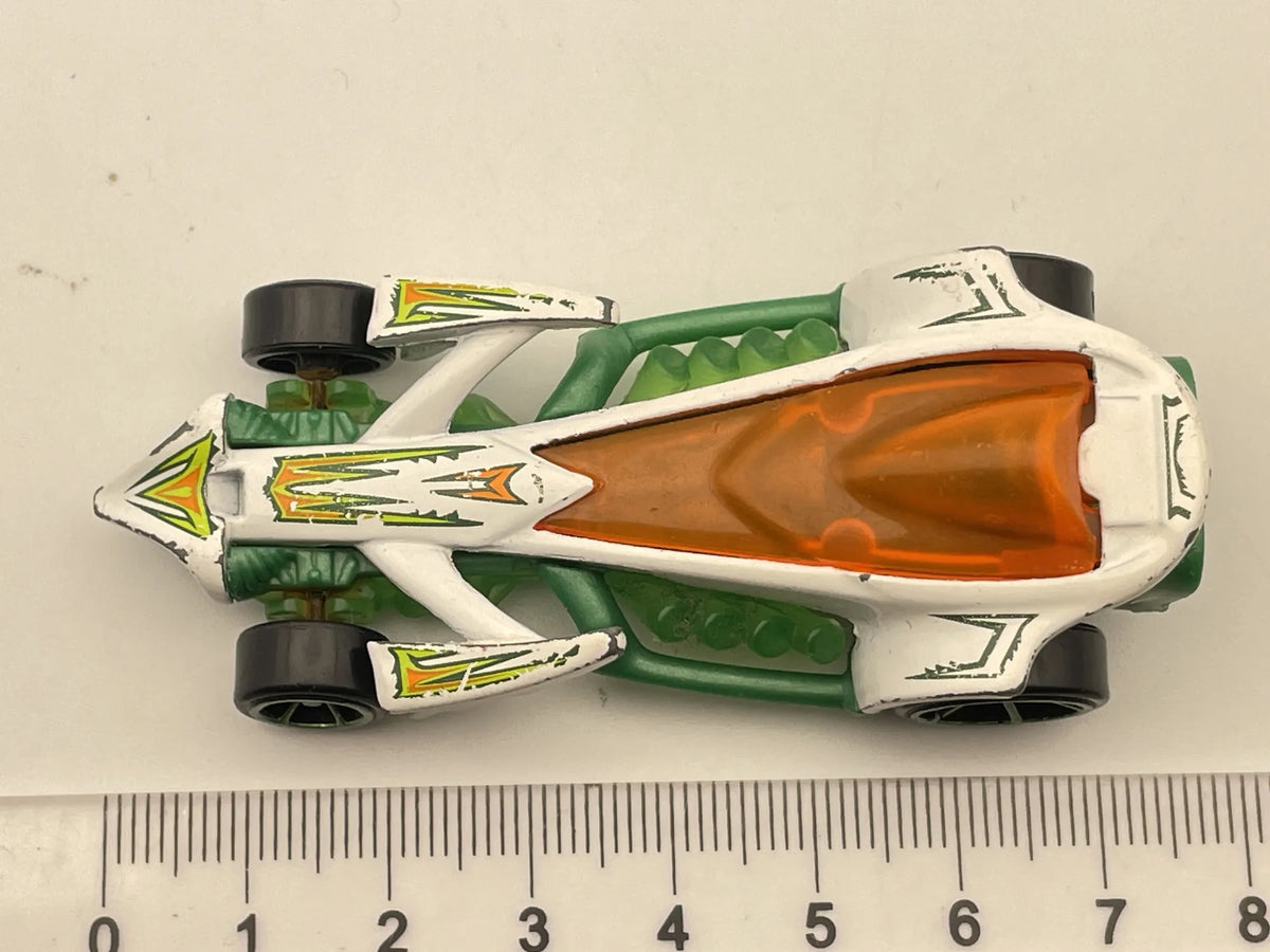 BUAYING MENACE, Hot Wheels 2017, Die cast 607, Biały, 1:64, – zdjęcie 6