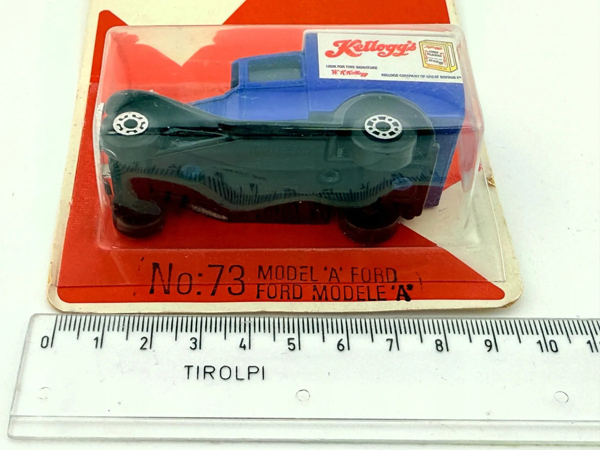 MODEL 'A' FORD, Matchbox, Made in England, Die cast 73, Niebieski, 1:64 – zdjęcie 6