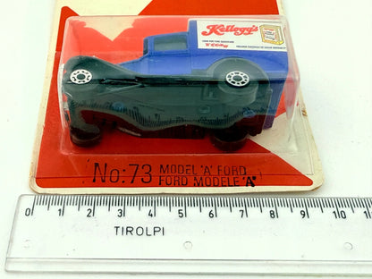 MODEL 'A' FORD, Matchbox, Made in England, Die cast 73, Niebieski, 1:64 – zdjęcie 6