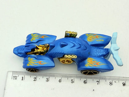 Knight Draggin' Hot Wheels Niebieski 1:64 – zdjęcie 6