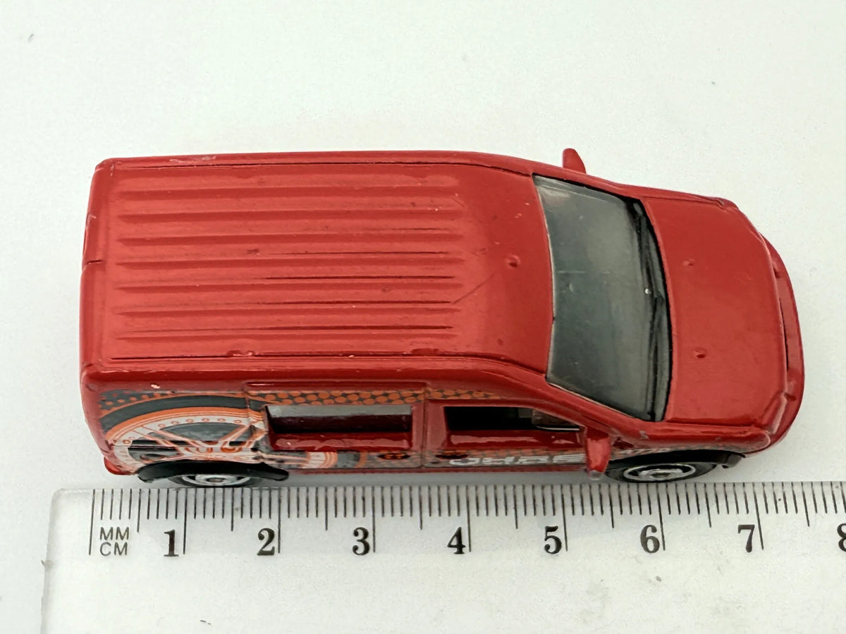 Ford Transit Connect 2010, Matchbox, Resoraki, die cast, 1:64, czerwony – zdjęcie 6