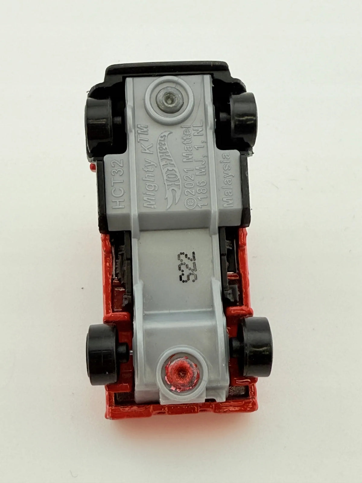 Mighty Ktm Hot Wheels 2021 Czerwony 1:64 – zdjęcie 6