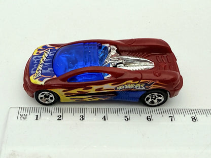 Backdraft Hot Wheels Czerwona 1:64 – zdjęcie 6