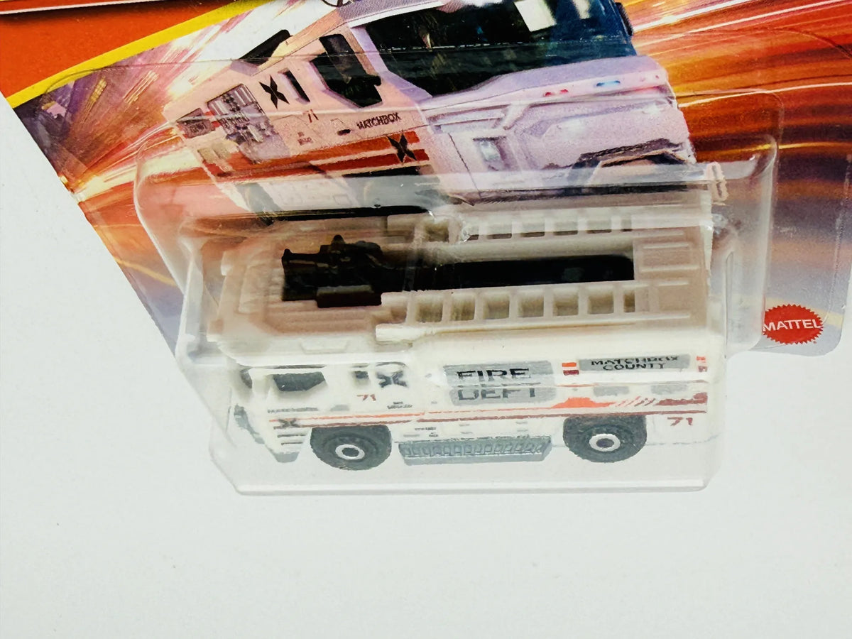 Blaze Buster II Matchbox 2024 Mainline 1:64 Wóz strażacki Straż pożarna – zdjęcie 6