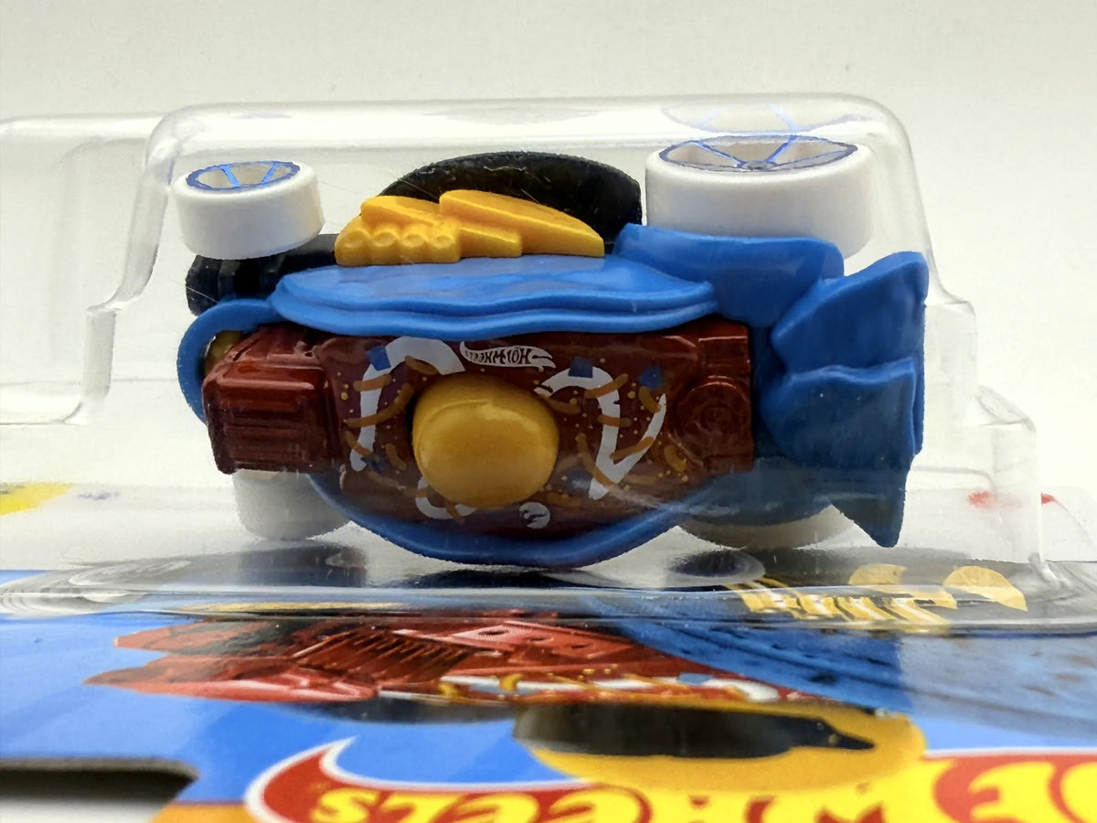CAR-DE-ASADA Fast Foodie Hot Wheels 2024 Niebieski 1:64 – zdjęcie 6