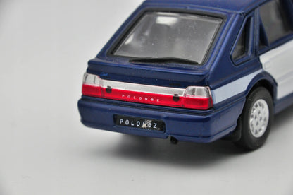 POLONEZ CARO PLUS POLICJA Welly 1:43 Niebiesko-Biały – zdjęcie 6