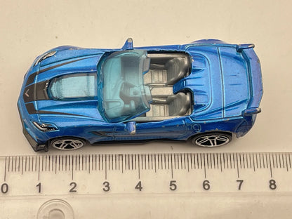 CHEVROLET CORVETTE ZR1 CONVERTIBLE, Hot Wheels 2019, Die cast GHB34, 1:64 – zdjęcie 6