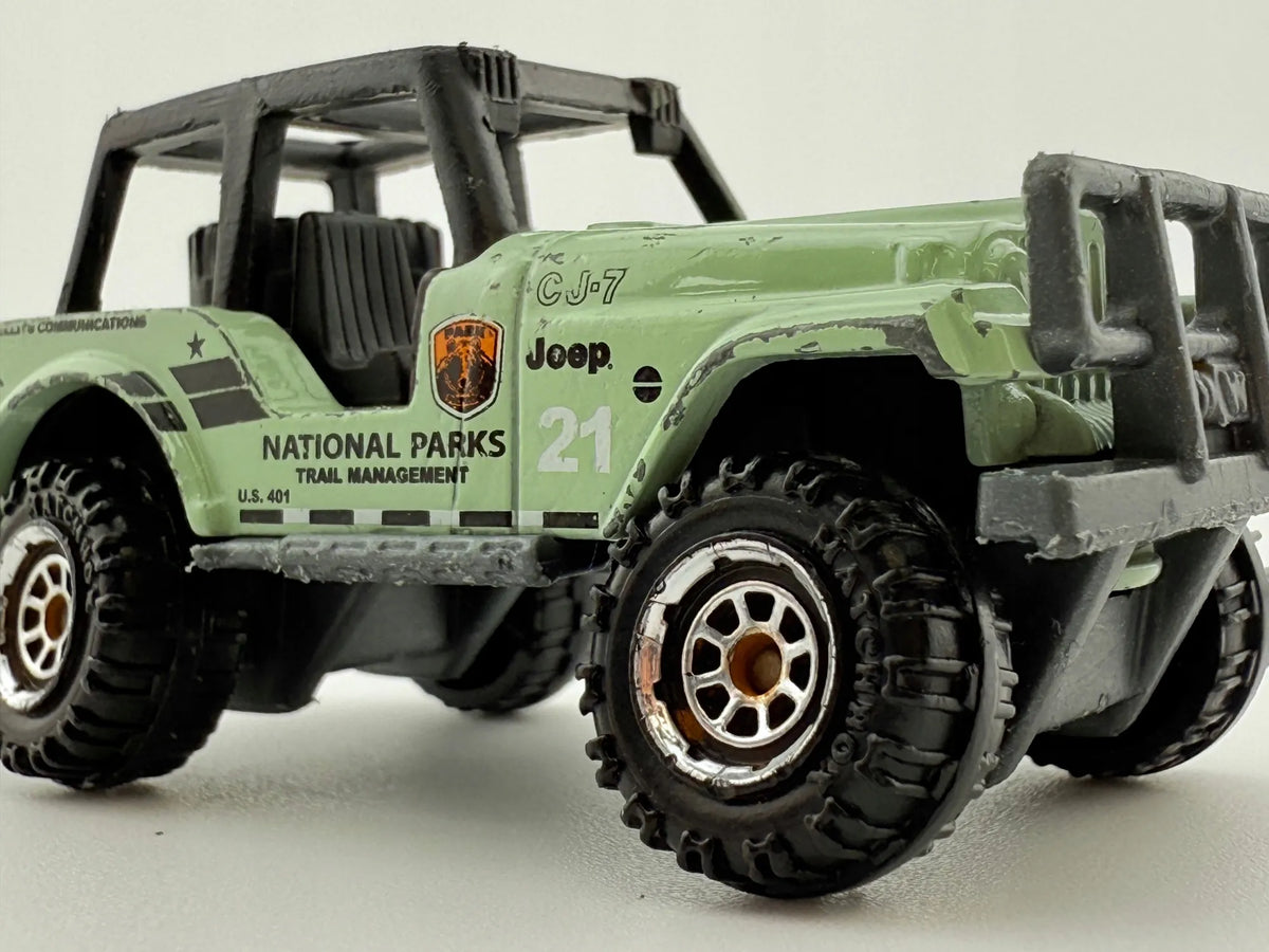 Jeep Cj-7 Matchbox 2003 Miętowy 1:64 – zdjęcie 6