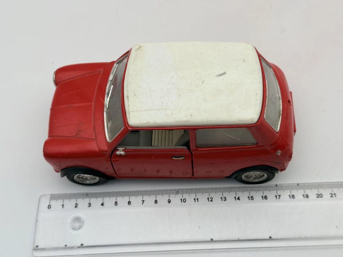MINI COOPER VINTAGE MODEL (18 CM) Schuco Czerwony 1:16 – zdjęcie 6
