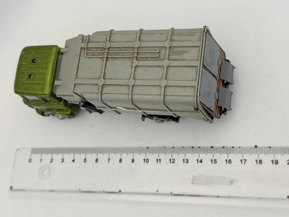Bedford Tk Refuse Wagon Dinky Toys 1966 Szary 1:43 Made in United Kingdom – zdjęcie 6