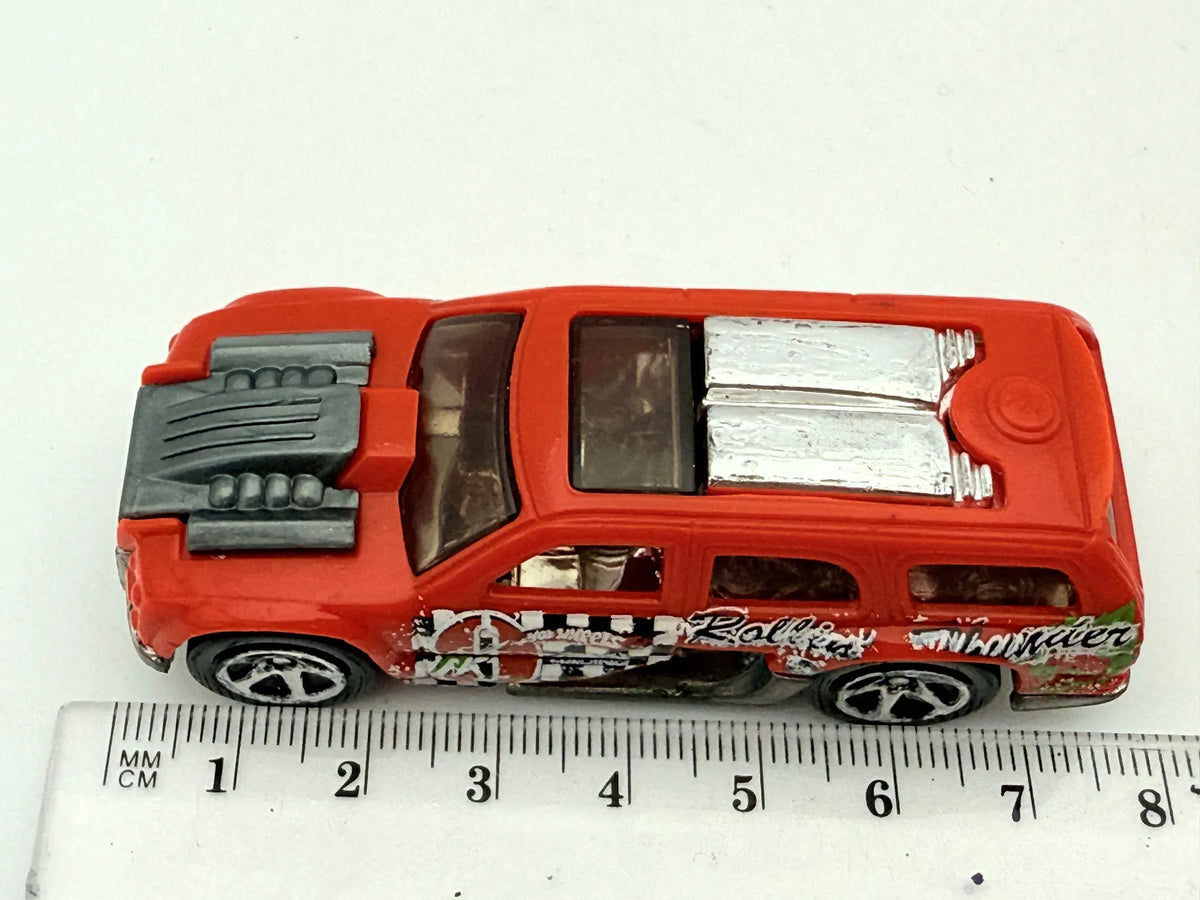 Rollin' Thunder, Mattel, Hot Wheels, resoraki, die cast, 1:64 – zdjęcie 6