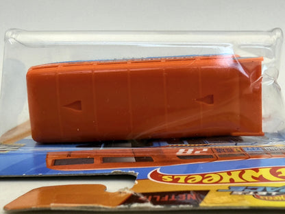TROUBLE DECKER Hw Fast Transit Hot Wheels 2024 Niebieski 1:64 – zdjęcie 6
